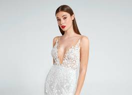 Virtual wedding, micro wedding, engaged, wedding dress, bridal, bridal dresses, lace wedding dress, mermaid wedding dress, halter w Ines By Ines Di Santo Fall 2021 Bridal Collection Ines Di Santo