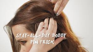 Any style can be accentuated with bobby pins either visibly adding a touch of flair or invisibly providing hidden bobby pin hairstyles, basically those that are very structured, have stood the test of time because bobby pins are inexpensive. Stay All Day Bobby Pins Hack Youtube