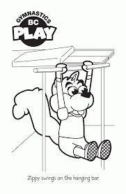 Gymnastics beam printable coloring page, suitable for teens or adults. Printable Gymnastics Coloring Pages Coloring Home