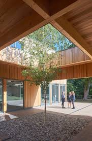 Colonnades And Courtyards Bring Nature Into St Teresa S School Sixth Form Block By If Do In 2020 Form Architecture Concept Architecture Architecture