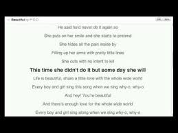 Pod Beautiful Lyric Video Beautiful Lyrics Lyrics Songs