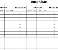 Vertical Jump Chart Vertical Jump Workout Coaching