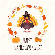 Check spelling or type a new query. Happy Thanksgiving Day Cute Turkey With Autumn Leaves And Pumpkin Royalty Free Cliparts Vectors And Stock Illustration Image 115844379