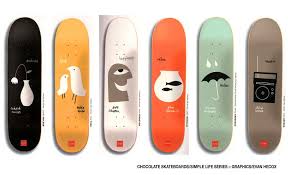Evan Hecox Chocolate Skateboards Simple Life Chocolate Skateboards Skateboard Design Skateboard Deck Art