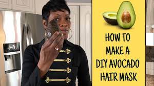 This occurs when the hairs repeatedly swell with water and dry. How To Make A Diy Avocado Hair Mask For Dry Damaged Hair Natural Hair Youtube