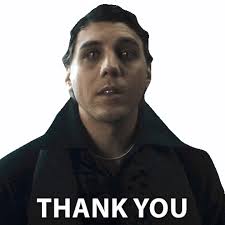 Thank You Cat King Sticker