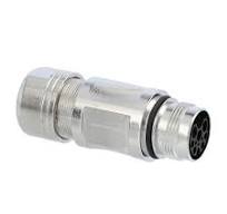 M17 Coupling connector straight Pin Crimp connection, Number of poles  3+5+PE Cable outlet straight, Clamping range 8.0 mm - 10.0 mm