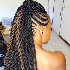 The cornrows can be achieved by braiding synthetic hair extensions or natural hair close to the scalp. African American Braided Updo Photos 16 Photos Of The Hair Braiding Styles 2014 For African American Look Hair Hair Tracas Afro Cabelo Afro