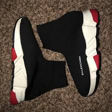 Find balenciaga speed trainer black from a vast selection of men's shoes. Balenciaga Speed Trainer Black Red Cheap Online