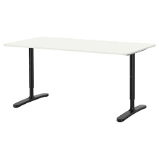 Bekant Schreibtisch Weiss Schwarz Ikea Deutschland Schreibtisch Weiss Schreibtisch Aufgeraumter Schreibtisch