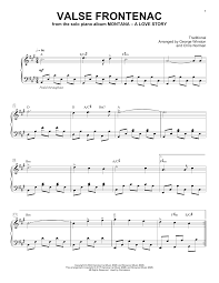 The song perpetuum mobile was released in the united kingdom on their album signs of life in 1987 as track number 9. Valse De Frontenac Sheet Music George Winston Piano Solo Sheet Music Sheet Music Direct George Winston