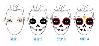 An eerie animated prop can authentically recreate that frightful skin crawling feeling with sudden motion or startling animation. Mexican Skull Face Paint Face Paint Ideas