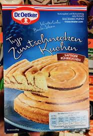 Sie machen viele gäste satt. Dr Oetker Typ Zimtschnecken Kuchen Backmischung Naschkater Com Das Sussigkeiten Marketing Blog