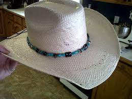 Cowboy Hat Band Made Of Semi Precious Stones Turquoise Sterling Silver And Leather Cowboy Hats Cowboy Hat Band Hat Band