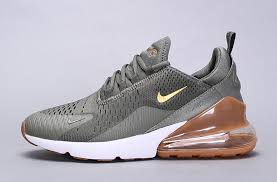 Nike Air Max 270 Flyknit Dark Stucco Sail Gum Light Brown Metallic Gold Av8427 001 Women S Men S Casual Shoes Cheapinus Com