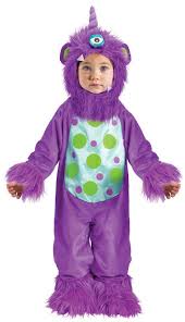 Halloween Purple Monster Baby Toddler Age 1 2 Years Fancy Dress Costume Outfit Ebay Fashion Monster Costumes Toddler Costumes Halloween Costumes For Kids