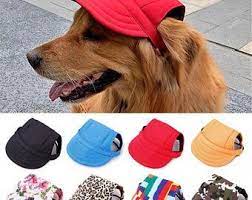 Plaid Summer Dog Hat Breathable Baseball Sun Cap Accessories Pet Outdoor Hats Caps With Ear Hole For Small Medium Large Dogs 2021 Evcil Hayvan Kiyafetleri Evcil Hayvanlar Hayvan