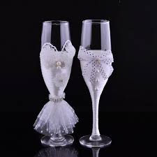 Bride And Groom Wine Glasses Popular Decorative Champagne Glasses Buy Cheap Decorative Wedding Glasses Toasting Flutes Wedding Wedding Champagne Glasses