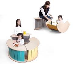 Functional Children S Furniture Oh Rocking Multifunctional Furniture By Kim Namgyun And Hw Kids Furniture Design Multifunctional Furniture Functional Furniture