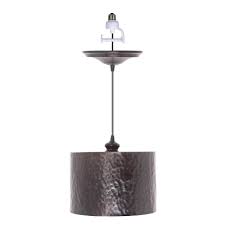 Recessed can light converter kit for 5 and 6 recessed can lights (oil rubbed bronze) 4.5 out of 5 stars. Worth Home Products Instant Pendant Series 1 Light Brushed Bronze Recessed Light Conversion Kit Pbn 4934 0011 The Home Depot Small Lamp Shades Recessed Light Conversion Kit Recessed Lighting