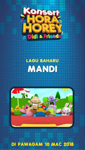 Didi & friends posted a video to playlist konsert hora horey wayang 2021. Didi Friends Kad Lagu Konsert Hora Horey Fur Android Apk Herunterladen