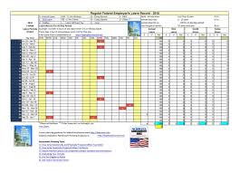 49 Employee Vacation Trackers Excel Word Á… Templatelab