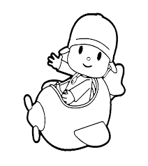 É cada avião mais legal que o outro. Desenho De Pocoyo No Aviao Para Colorir Tudodesenhos