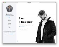 Before you choosing a resume template, you should clear about your job type to be easy to create a suitable cv application for submit. Jackson Free Personal Portfolio Website Template Colorlib Personal Website Templates Portfolio Web Design Portfolio Website Template