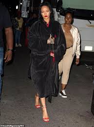 4.8 out of 5 stars. Rihanna Pulls Off A Ralph Lauren Robe Worn Over A Hinted Ruby Satin Dress In New York Daily Mail Online