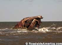 Sitting on the west side of cape may point, amazing sunsets can be captured on film and in your hearts on our beach. Cape May Point Nj Crumbling Wreck Of A Concrete Ship
