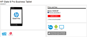 HP Slate8 Pro with Android 4.4 KitKat ...
