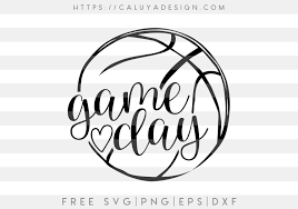 Every font is free to download! Free Basketball Game Day Svg Png Eps Dxf By Caluya Design