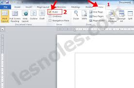 Cara Mudah Menampilkan Penggaris Ruler Di Word Lesnoles