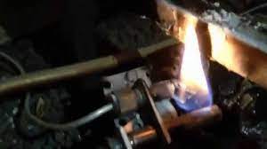 After the pilot lights, keep the pilot button held down about 15 to 30 seconds to warm up the thermocouple and ensure that the flame stays lit. Gas Fireplace Repair Bad Pilot Light Flame Youtube