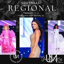 The first ten to register will receive $150 credited towards their  mandatory fees✨ Inviting you to join us at the Universal Miss Southeast  Regional February 21-23, 2025 Fort Walton Beach FL Register