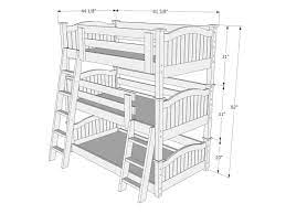 Dimensions Of Triple Bunk Bed B59 Triple Bunk Bed Bunk Beds Childrens Bedrooms