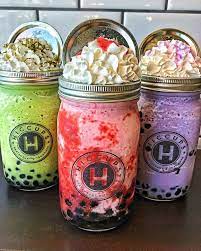 Okay Can We Like Appreciate How Beautiful And Bright These Boba Colors Are Which One Would You Take Home With You Boba Drink Bubble Tea Recipe Bubble Tea Boba