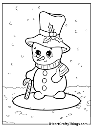 Alaska photography / getty images on the first saturday in march each year, people from all over the. Snowman Coloring Pages Updated 2021