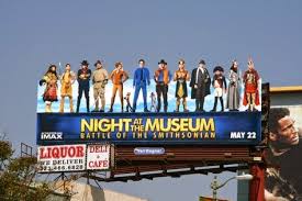 Night At The Museum Battle Of Smithsonian Movie Billboard Night At The Museum Night Museum