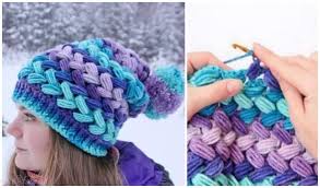 Remember last year, when someone in the comments asked for a video? Crochet Cross Bean Puff Beanie Hat Free Crochet Pattern Video