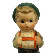 Figura vintage de Goebel Hummel, conejo cazador sensible, HUM 6/0 TMK-5