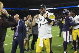 The steelers quarterback isn't excited about his star receiver's behavior on the sidelines. Ben Roethlisberger S Steelers Records Unlikely To Ever Be Broken Behind The Steel Curtain