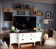 Craigslist Buffet Turned Media Cabinet Furniture Makeover Furniture Home Decor