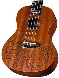 Maybe you would like to learn more about one of these? Amazon Com Luna Tattoo Concert Mahogany Ukulele With Gig Bag Satin Natural Musical Instruments