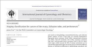 Staging of ovarian cancer refers to the extent to which it has spread to other organs or tissues. New Staging Of Ovarian Cancer Sasgo