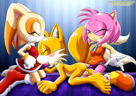 Amy Rose x Cream the Rabbit Pegging Tails ~ Sonic ~ By Bbmbbf – Rule 34  Femdom Club