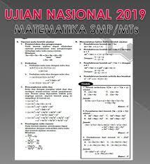 We did not find results for: Kumpulan Soal Un Matematika Smp Mts Persiapan Ujian Nasional 2019