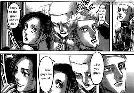 Sasha dies in assassin's bullet (凶弾), ch. Shingeki No Kyojin Chapter 105 Discussion Forums Myanimelist Net