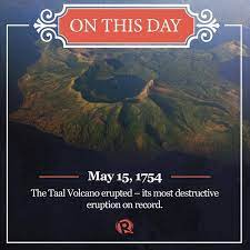 The taal volcano 1754 eruption buried 4 batangas towns under ash, volcanic rocks, and water, while ashfall deposits were recorded to have reached 100 to 110 centimeters. Facebook