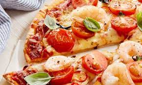 Chilli Prawn And Tomato Pizza Recipe Myfoodbook Recipe Recipes Best Potato Salad Recipe Tomato Pizza Recipe